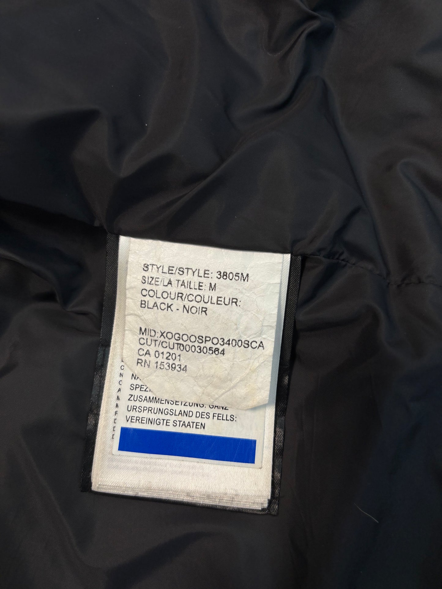 Canada Goose Black Carson Parka (M)