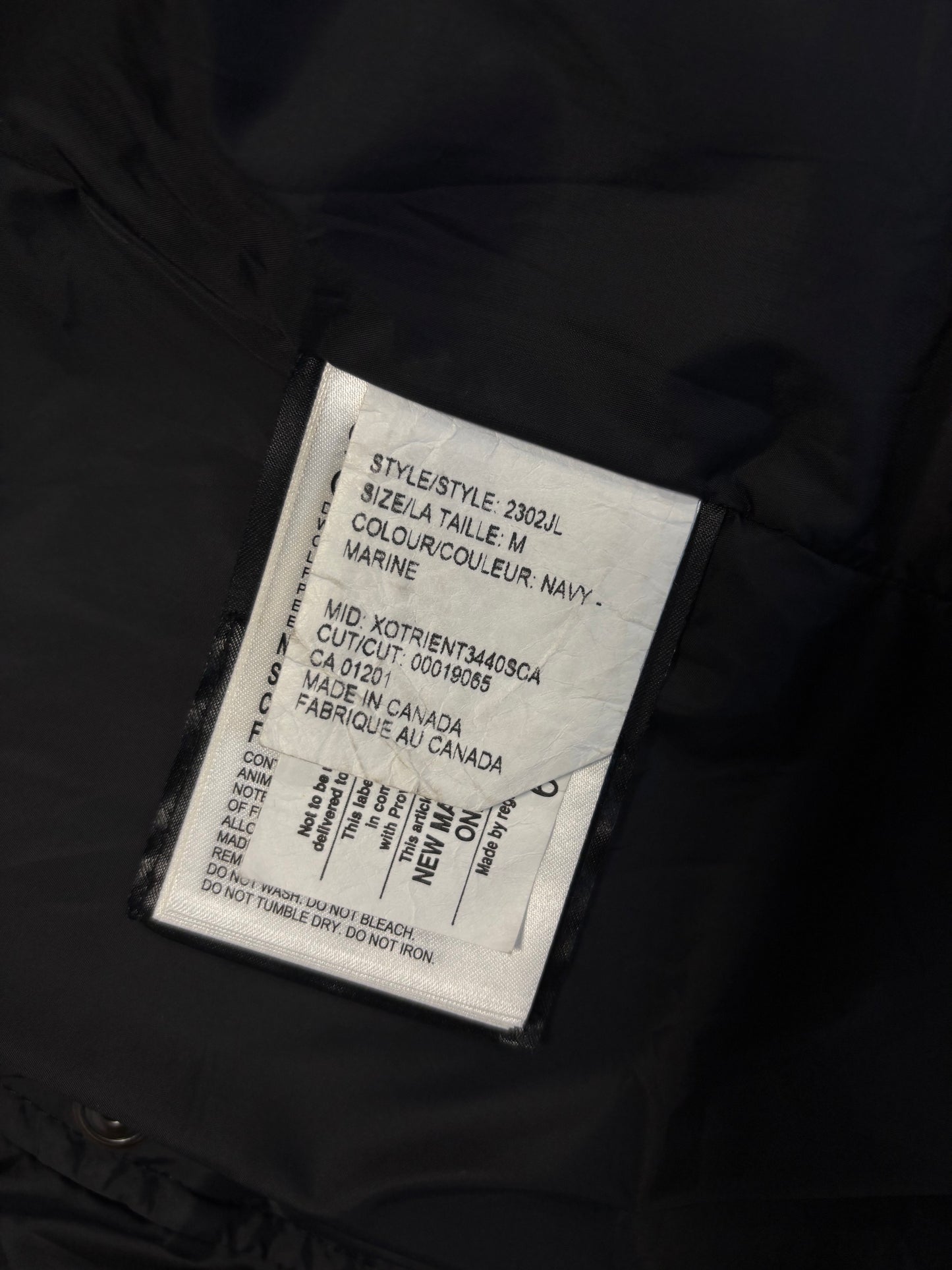 Canada Goose Navy Shelburne Women’s Parka (M)