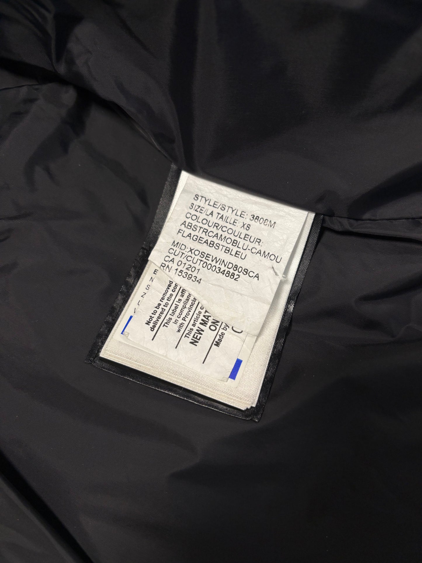 Canada Goose Blue Abstract Wyndham Parka (XS)