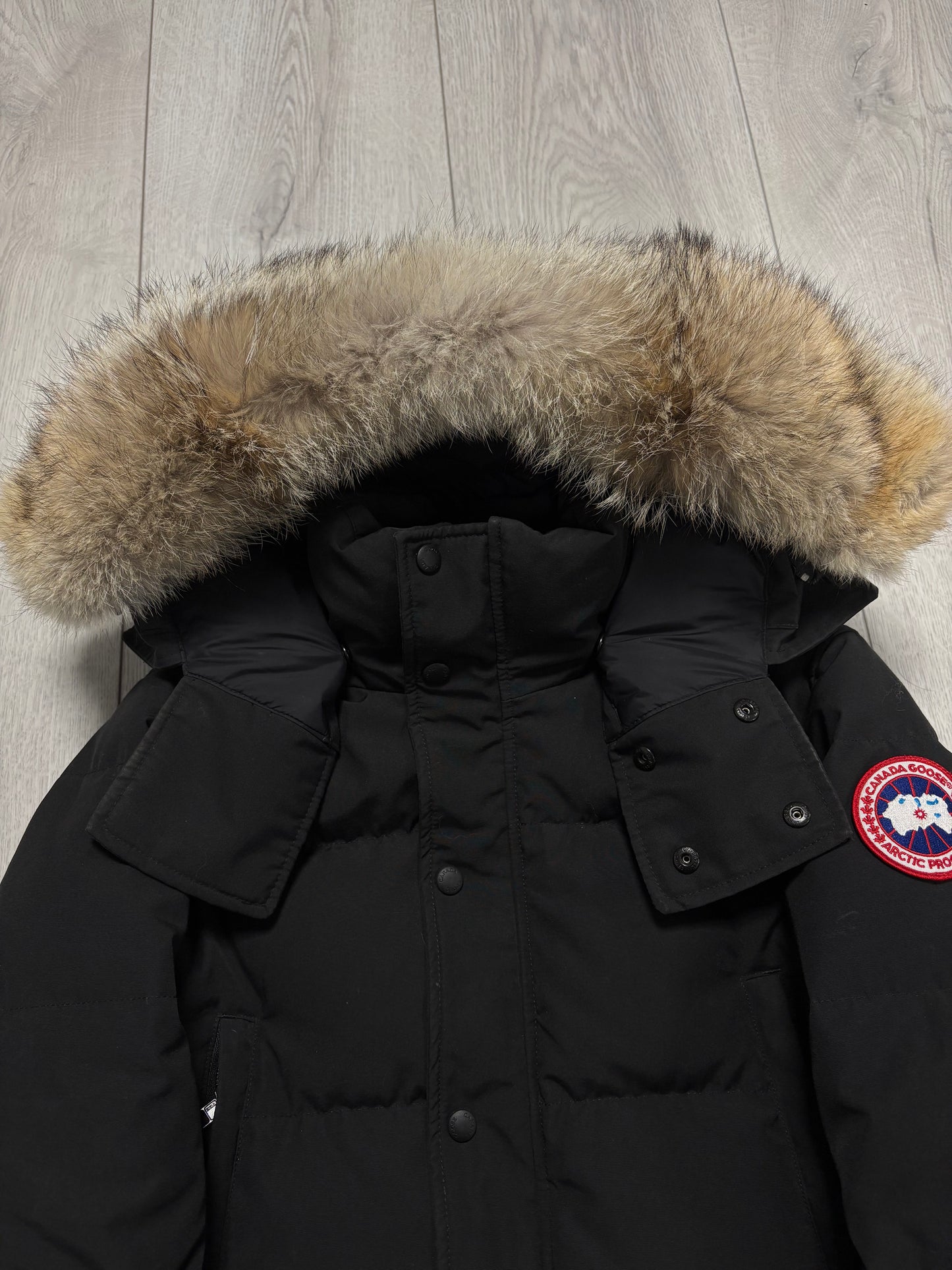 Canada Goose Black Wyndham Parka (M)