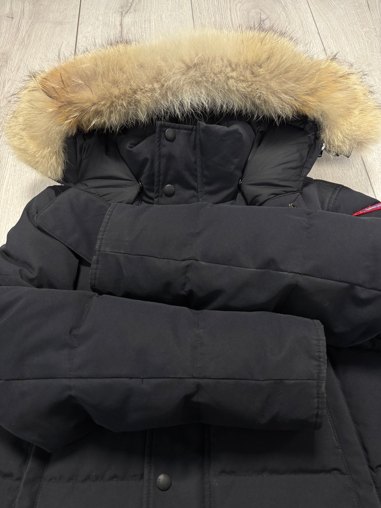 Canada Goose Navy Wyndham Parka (M)