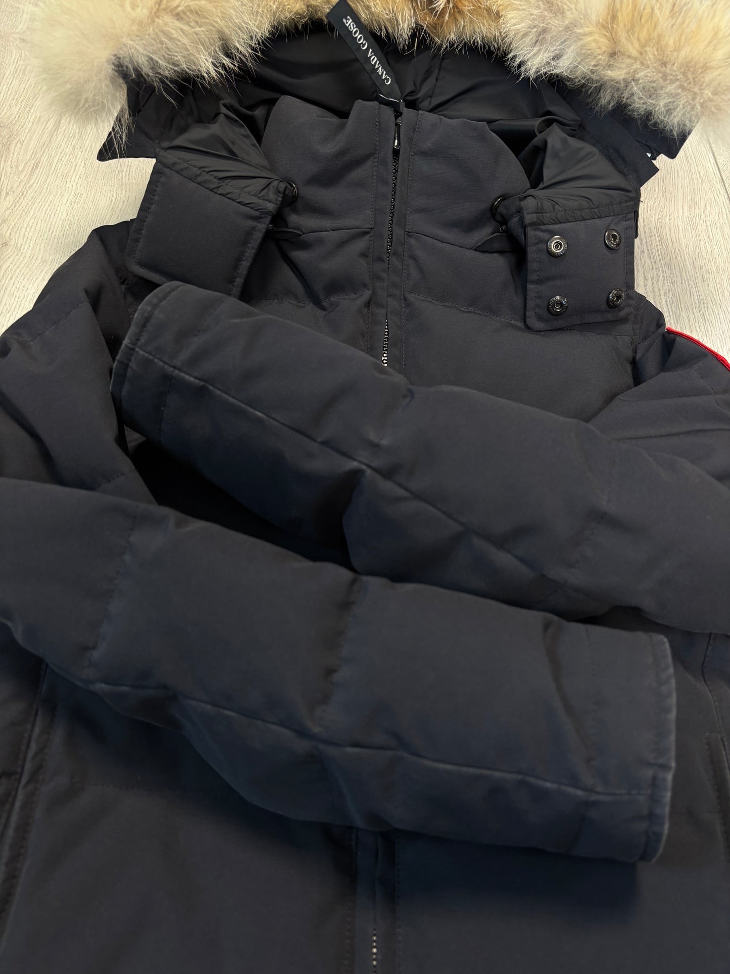 Canada Goose Navy Bellevile Women’s Parka (S)