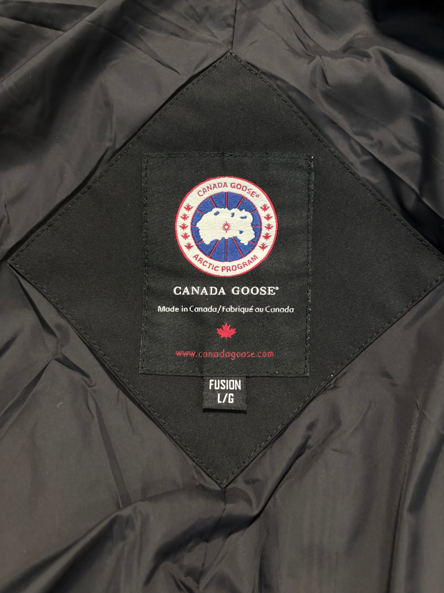 Canada Goose Black MacMillan Parka (L)