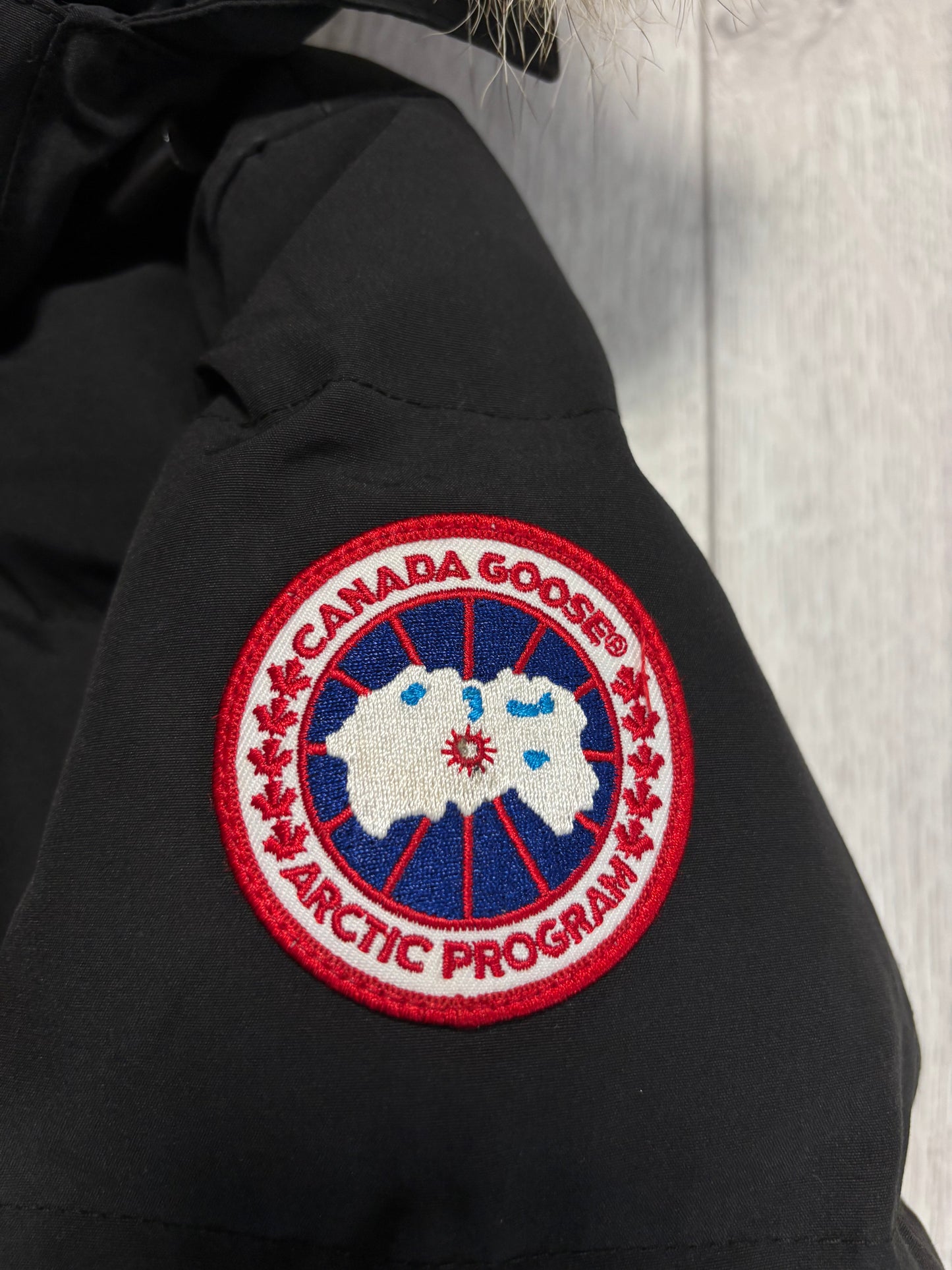 Canada Goose Black Wyndham Parka (XS)