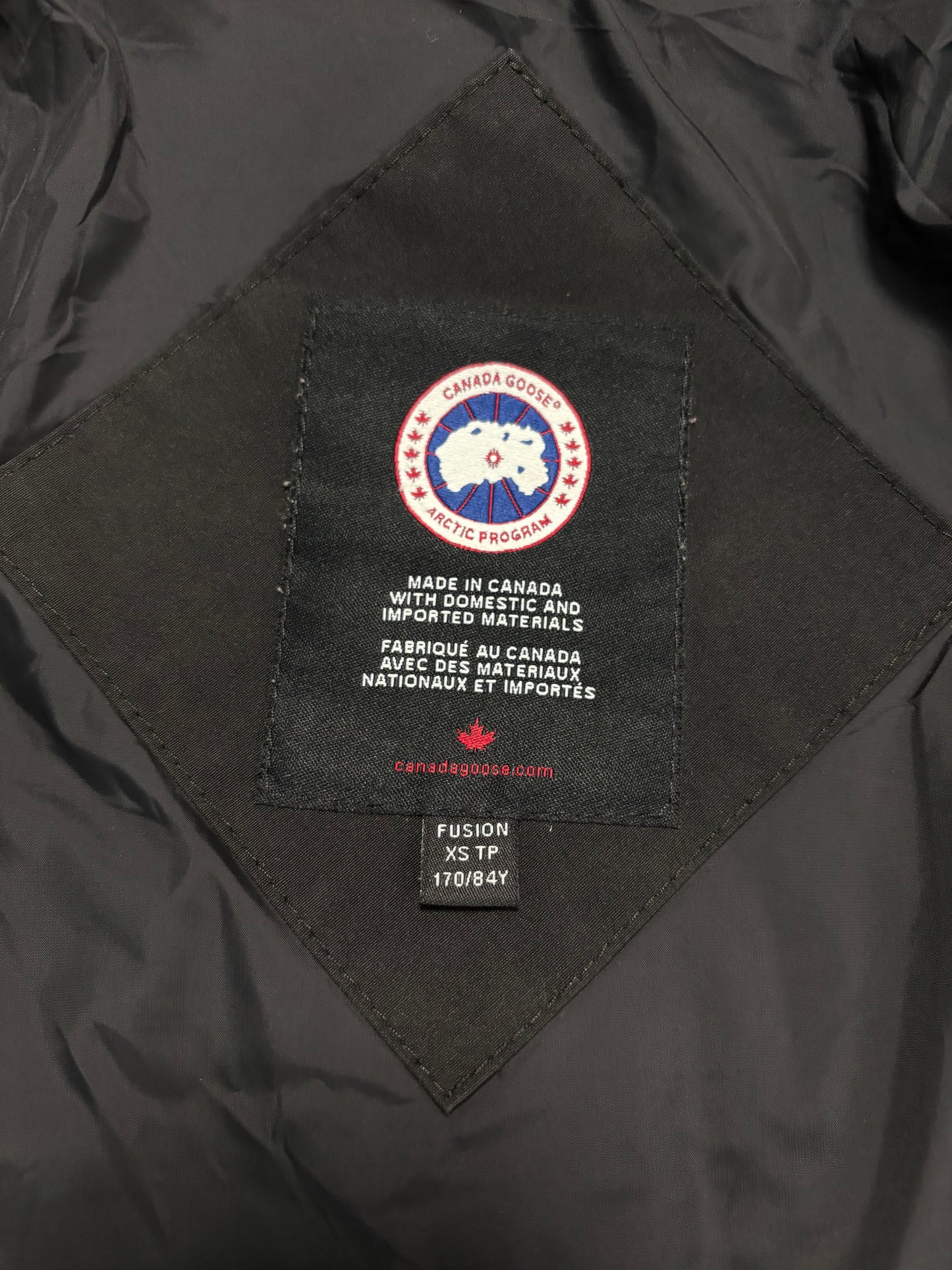 Canada Goose Black Wyndham Parka (XS)