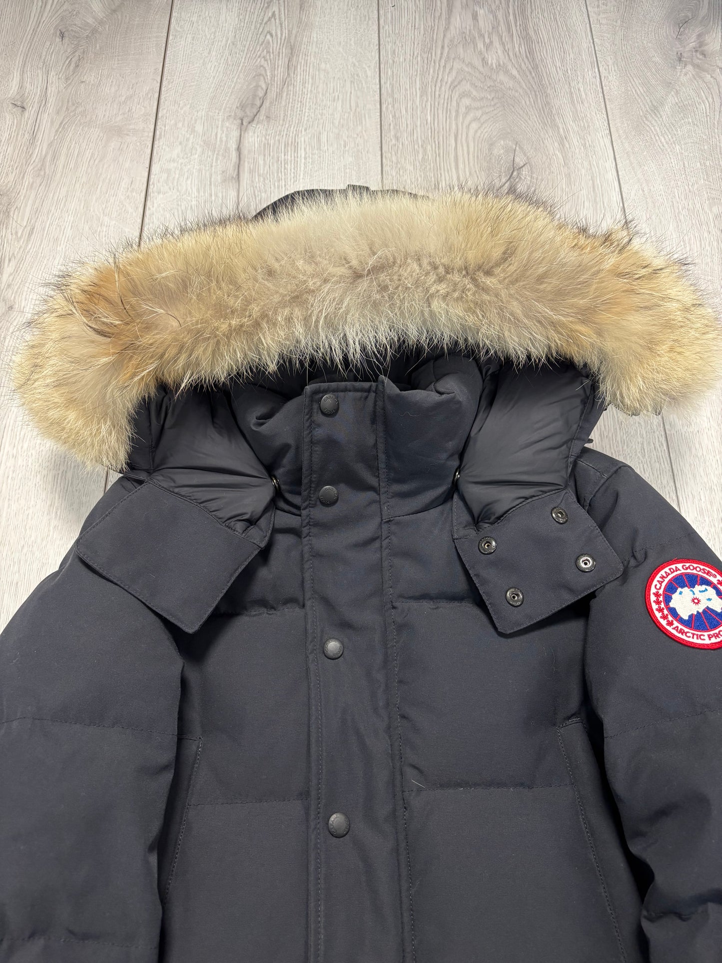 Canada Goose Navy Wyndham Parka (M)