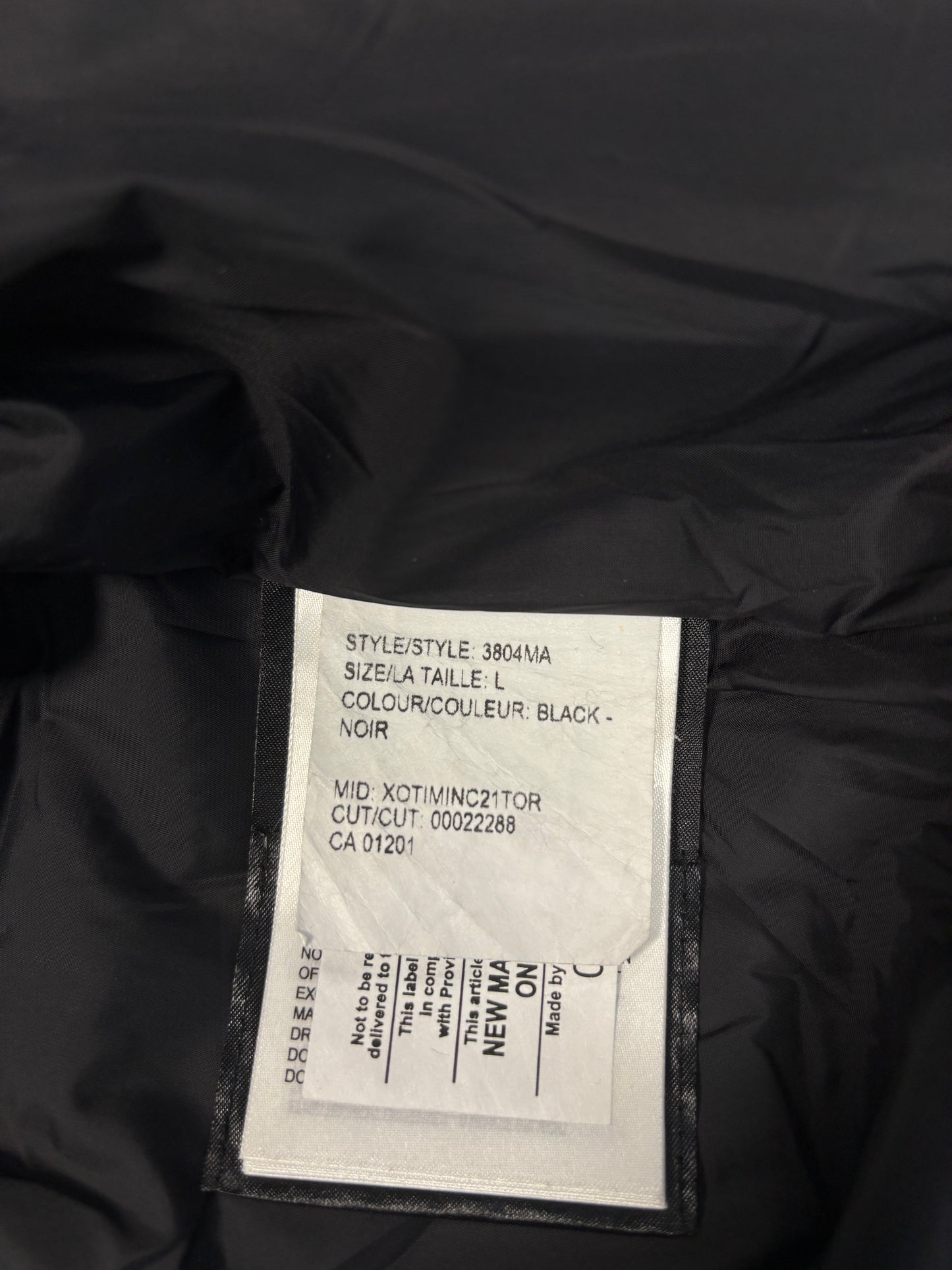 Canada Goose Black MacMillan Parka (L)