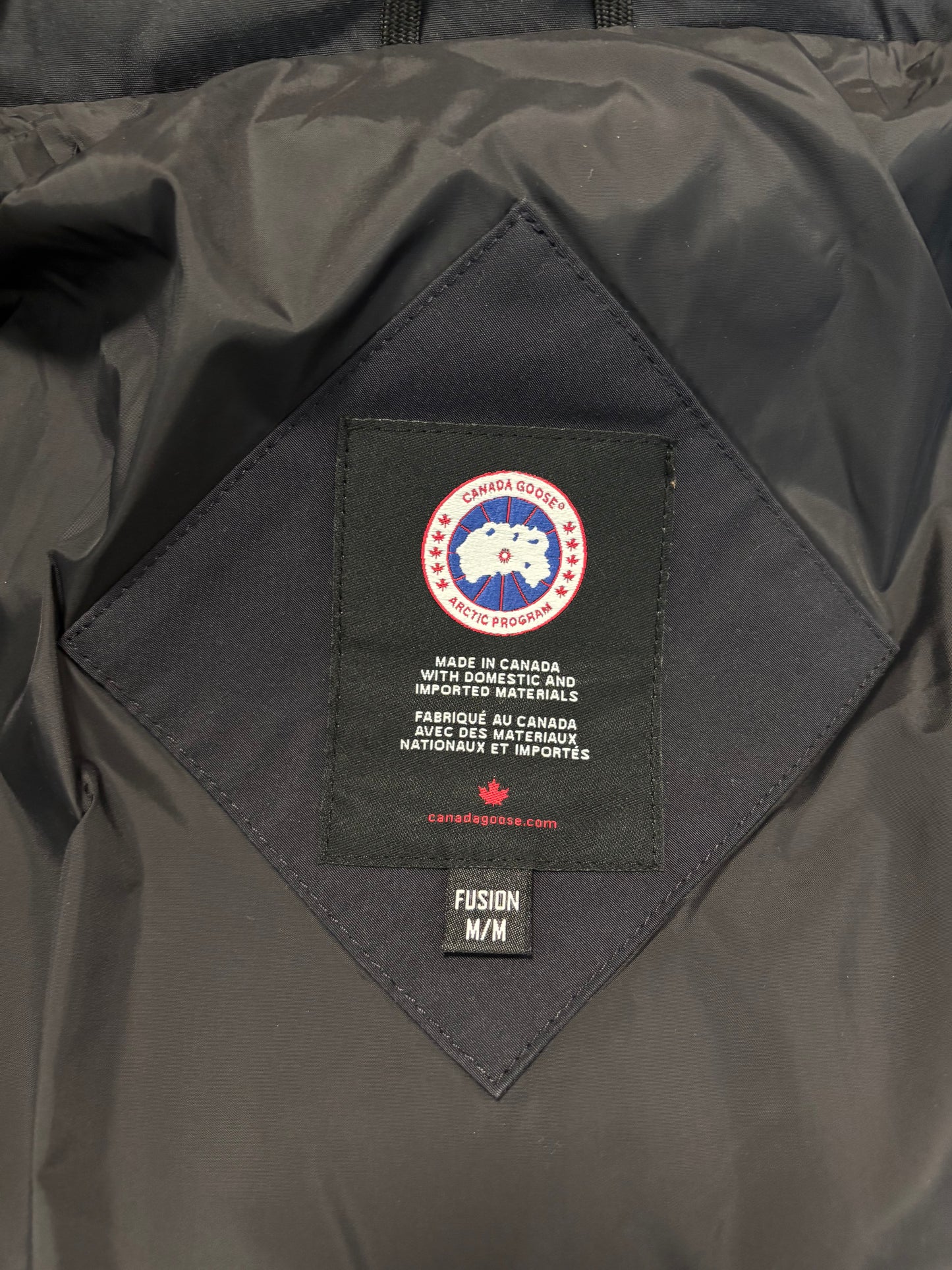 Canada Goose Navy Wyndham Parka (M)