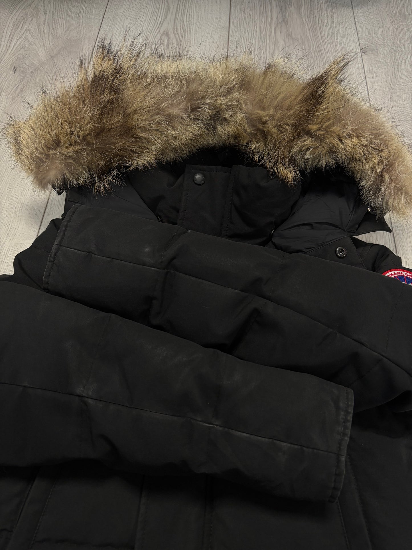 Canada Goose Black Wyndham Parka (XS)