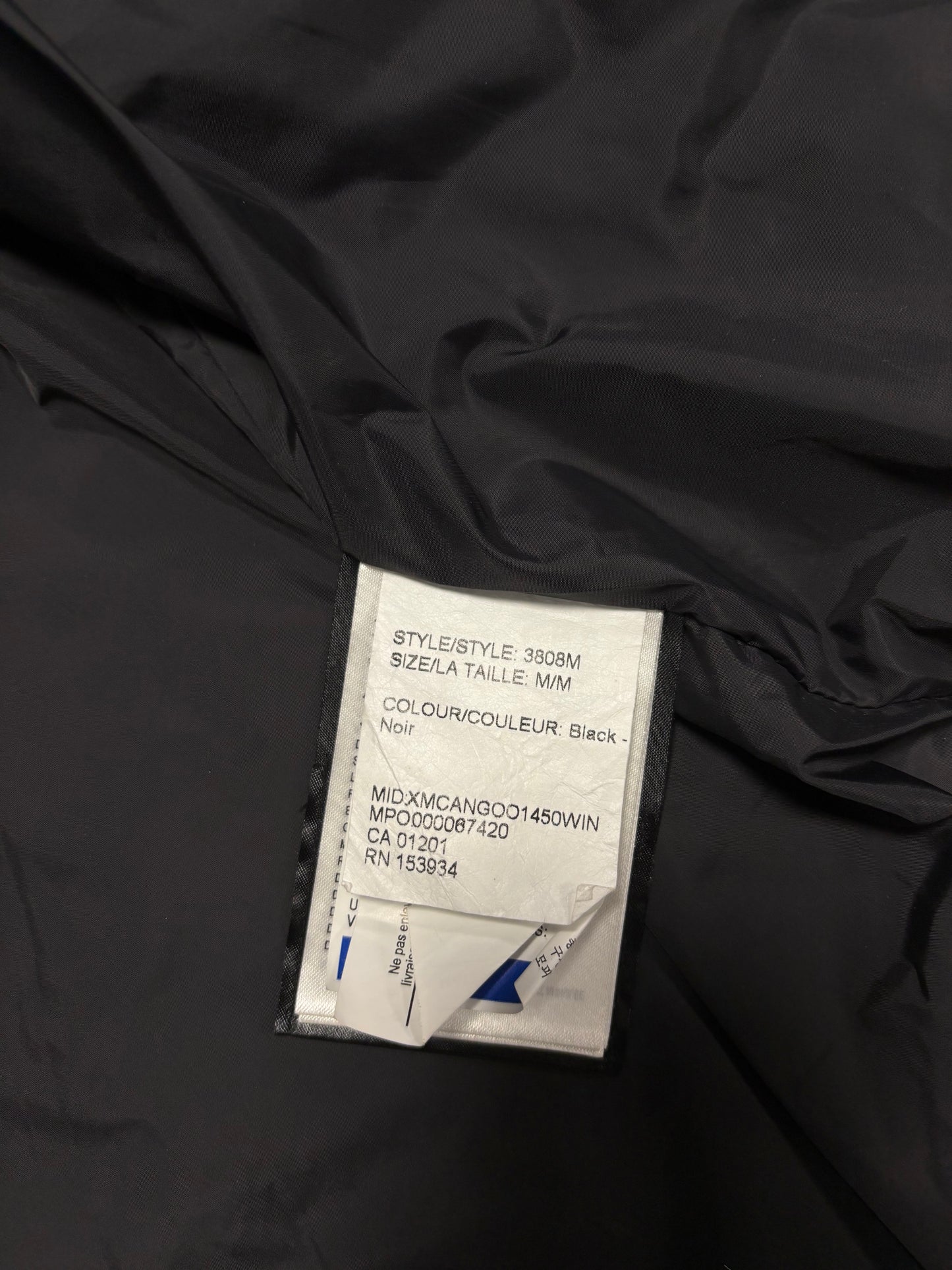 Canada Goose Black Wyndham Parka (M)