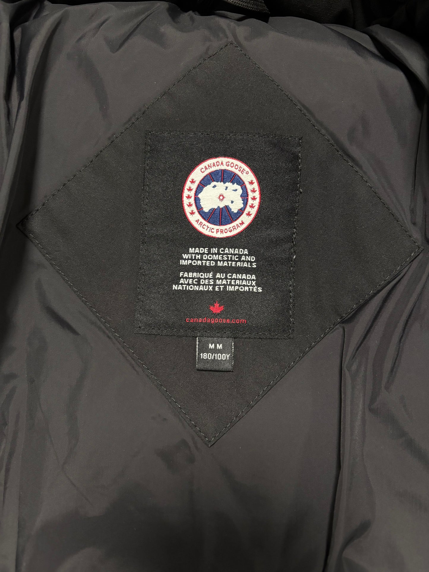 Canada Goose Black Wyndham Parka (M)