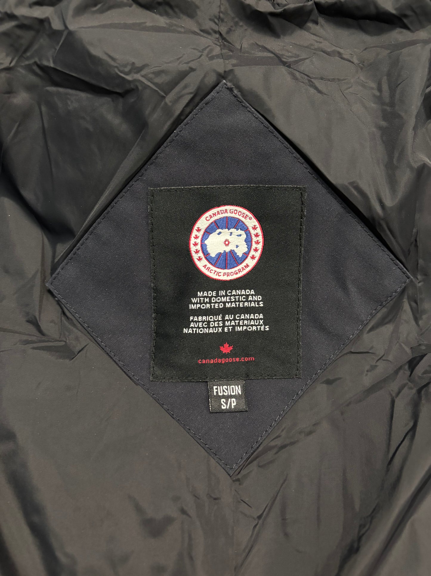 Canada Goose Navy MacMillan Parka (S)