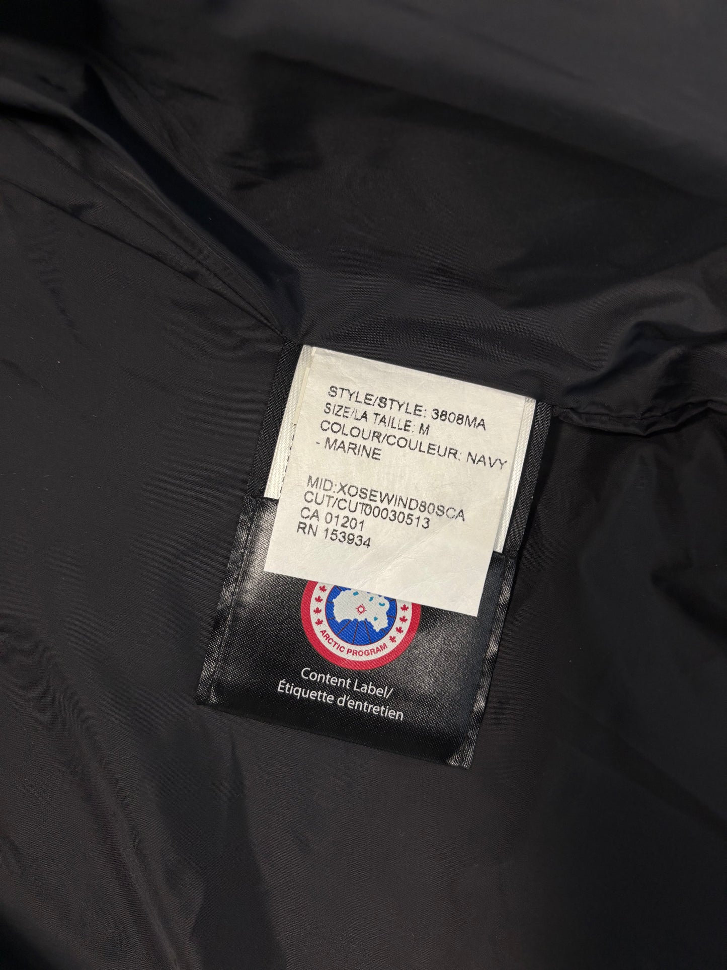 Canada Goose Navy Wyndham Parka (M)