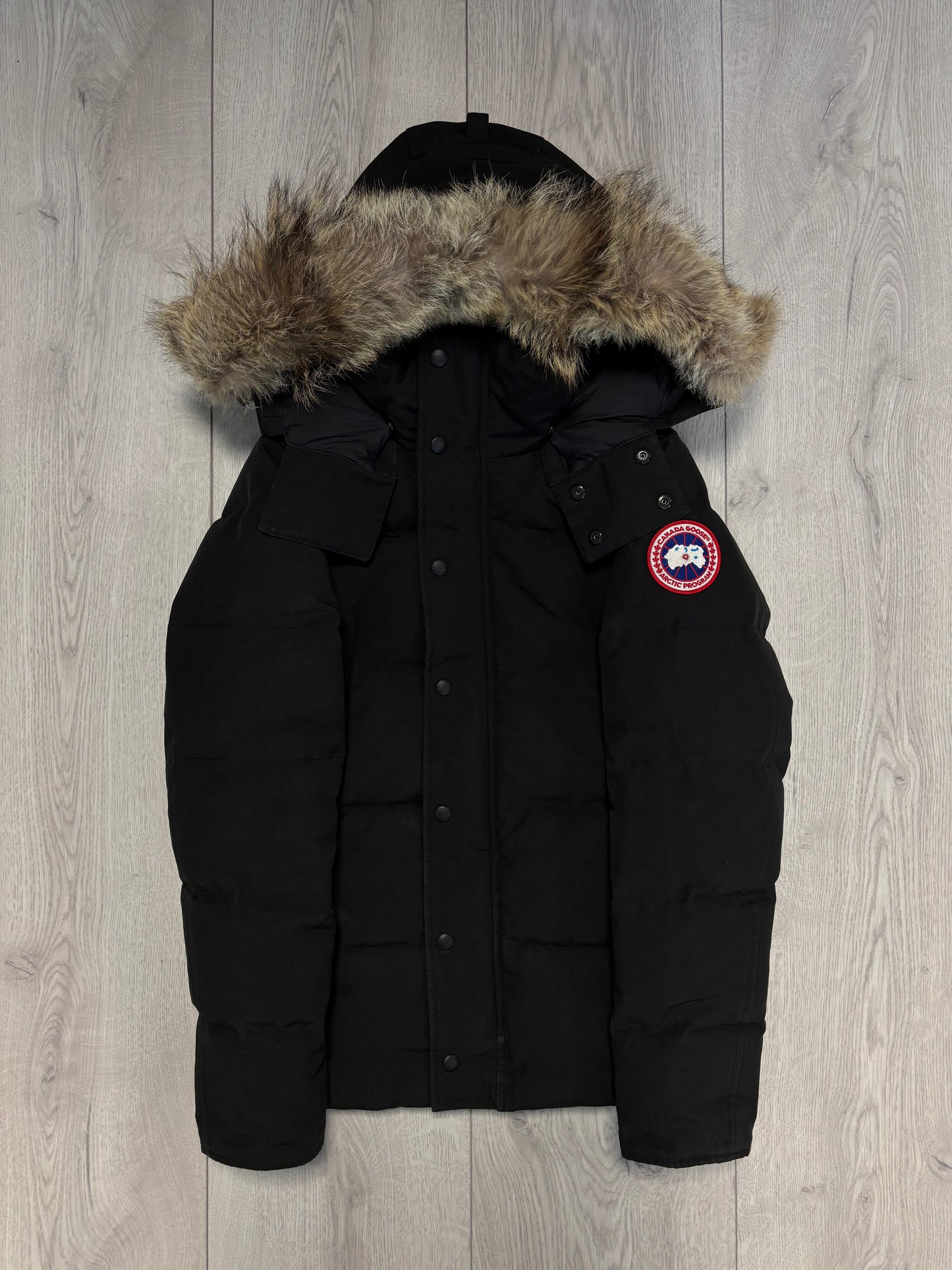 Canada Goose Black Wyndham Parka (XS)