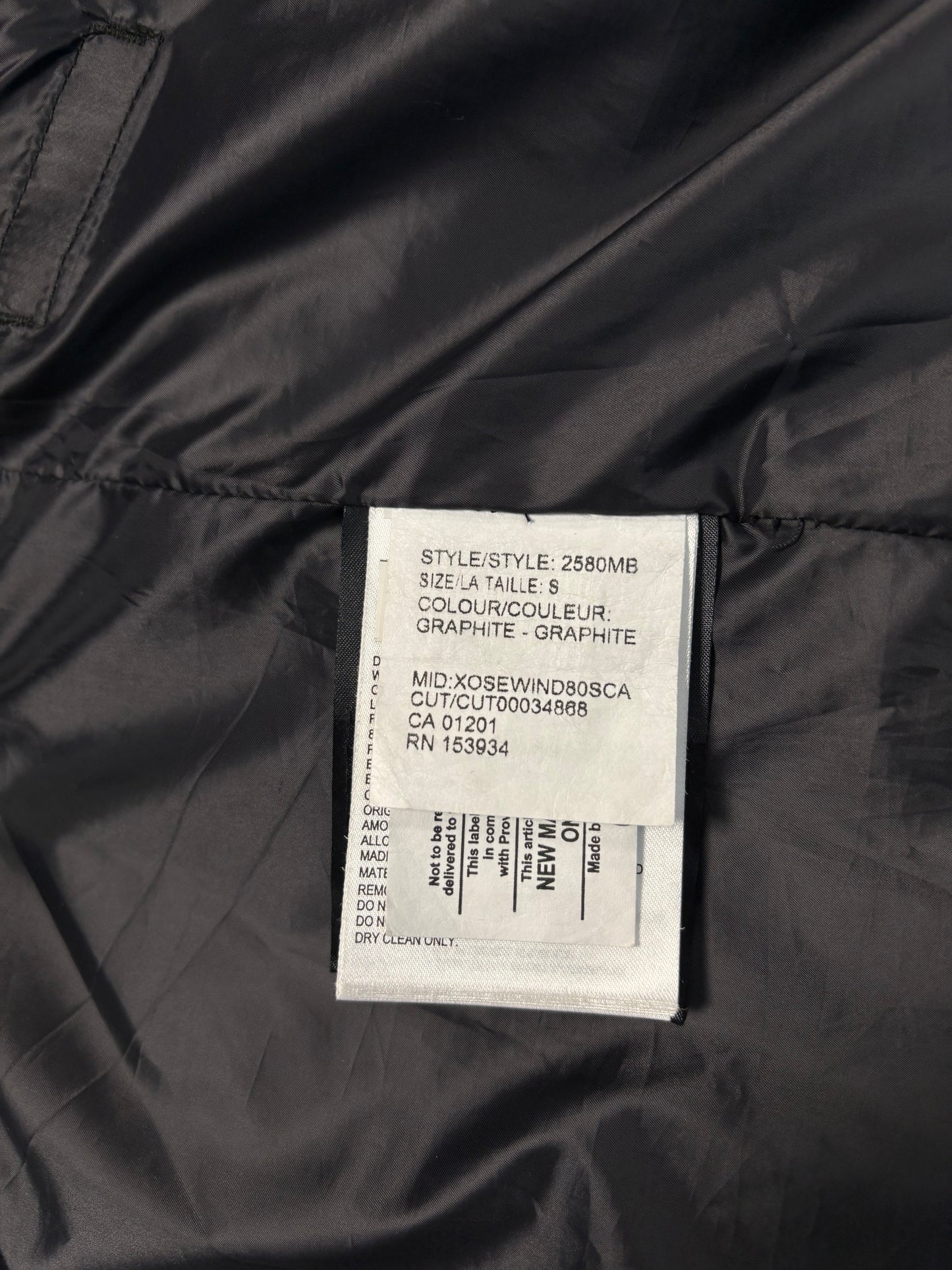 Canada Goose Black Badge Graphite Emory Parka (S)