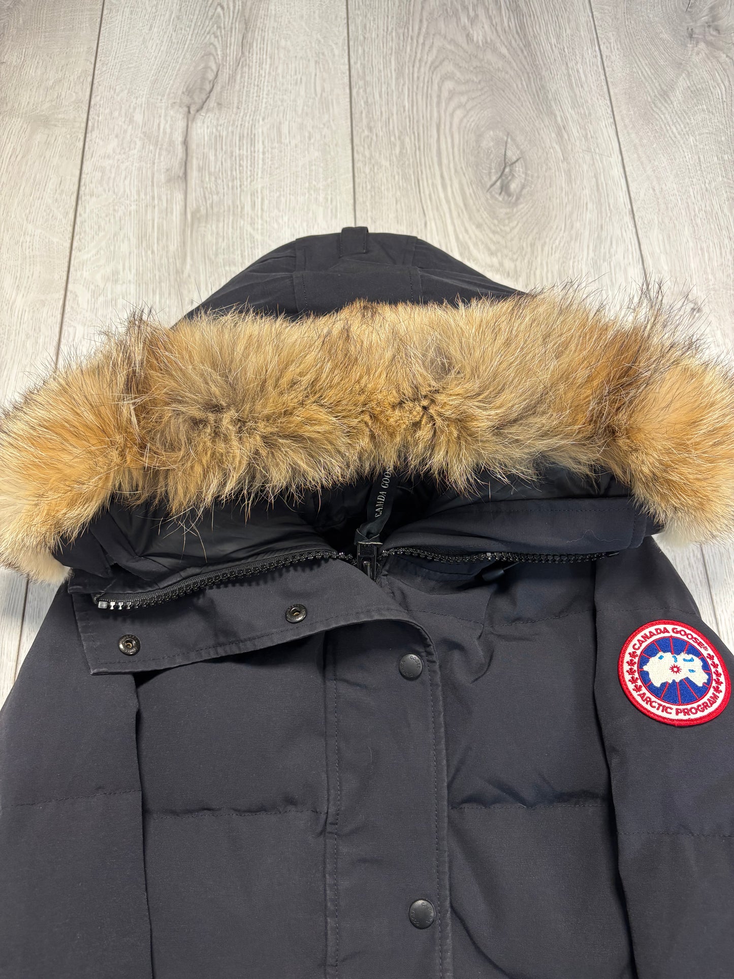 Canada Goose Navy Shelburne Women’s Parka (M)