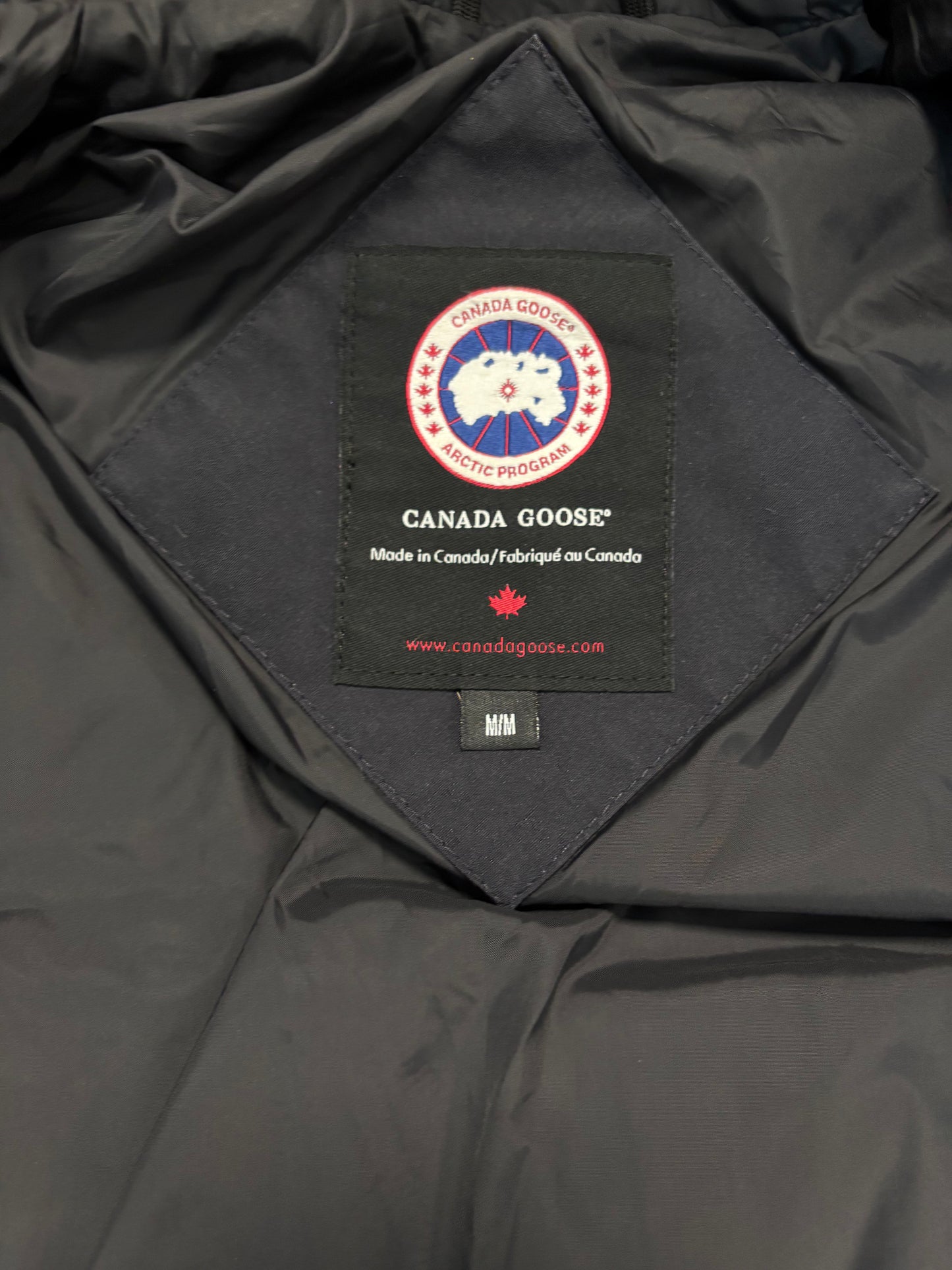Canada Goose Navy Shelburne Women’s Parka (M)