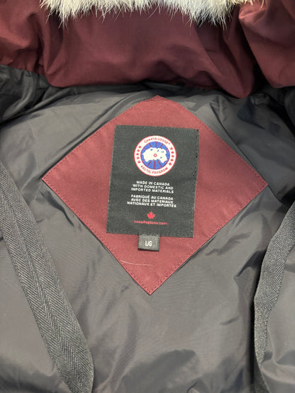 Canada Goose Plum Burgundy Chelsea Women’s Parka (L)