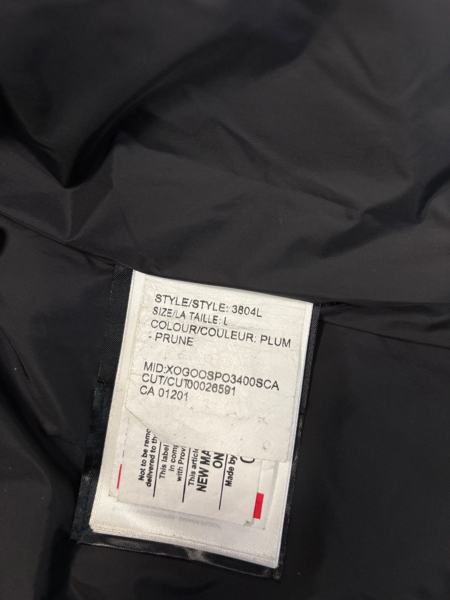 Canada Goose Plum Burgundy Chelsea Women’s Parka (L)