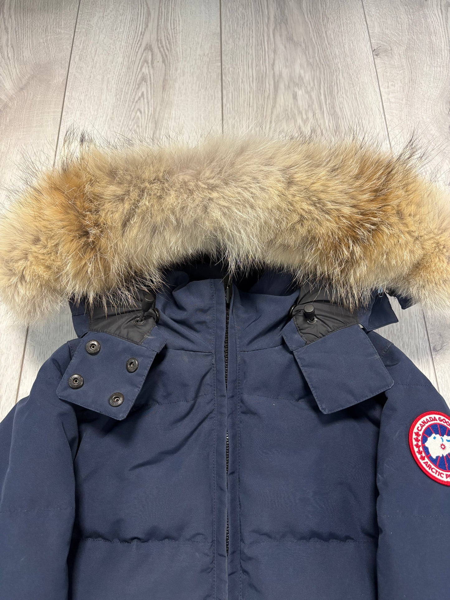 Canada Goose Navy Chelsea Women’s Parka (S)