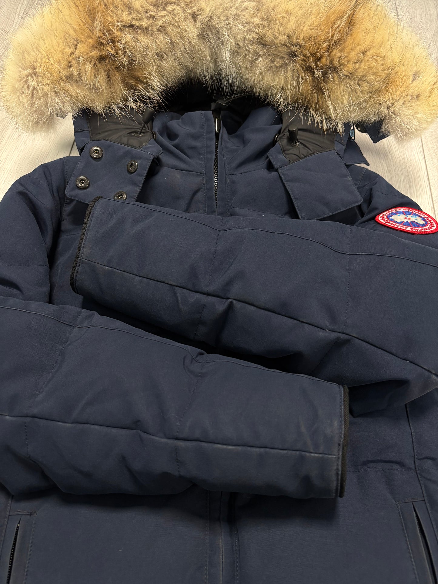 Canada Goose Navy Chelsea Women’s Parka (S)