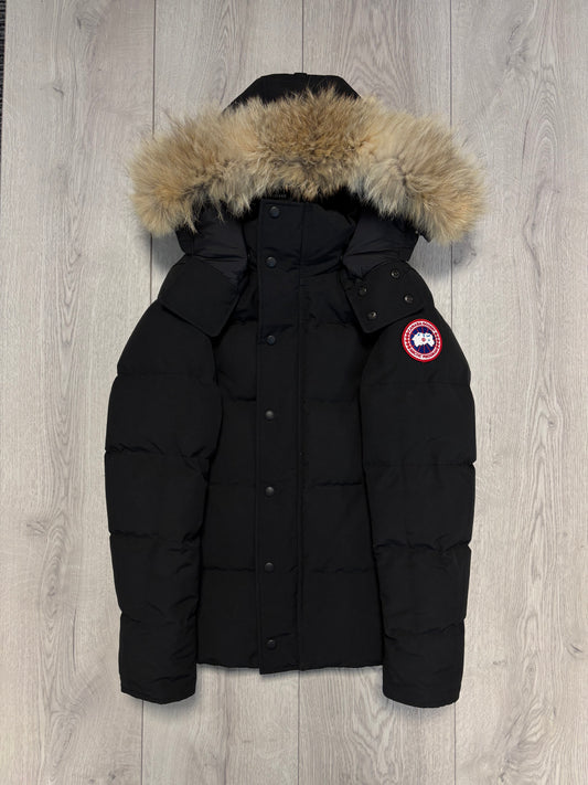 Canada Goose Black Wyndham Parka (S)