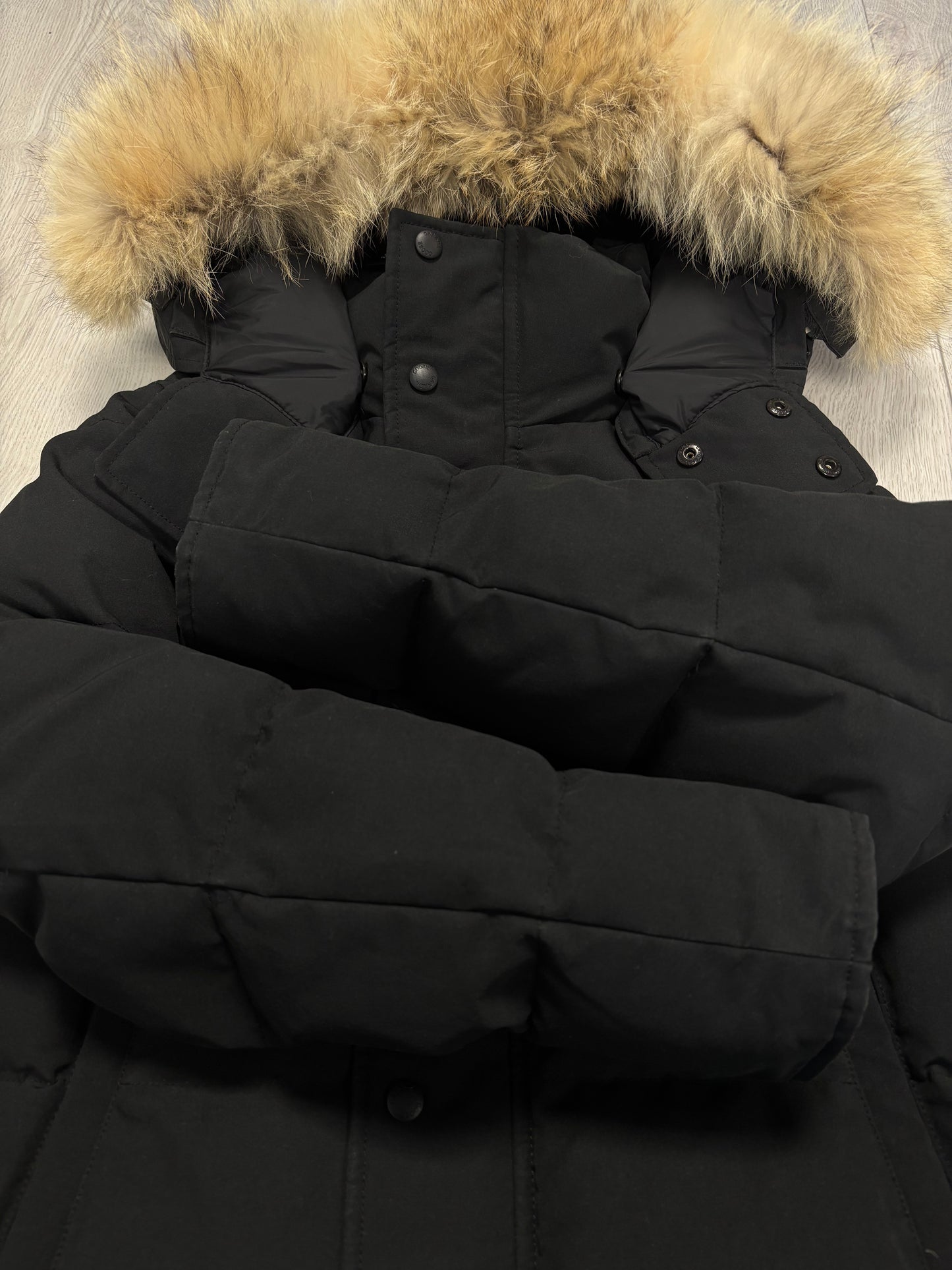 Canada Goose Black Wyndham Parka (S)