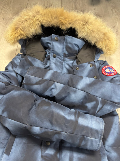 Canada Goose Blue Abstract Wyndham Parka (XS)