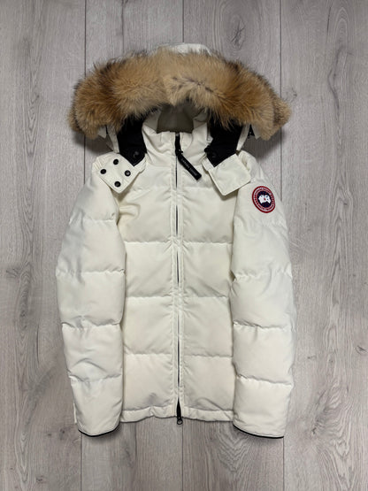 Canada Goose White Chelsea Women’s Parka