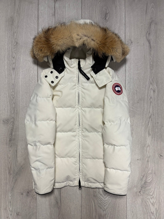 Canada Goose White Chelsea Women’s Parka