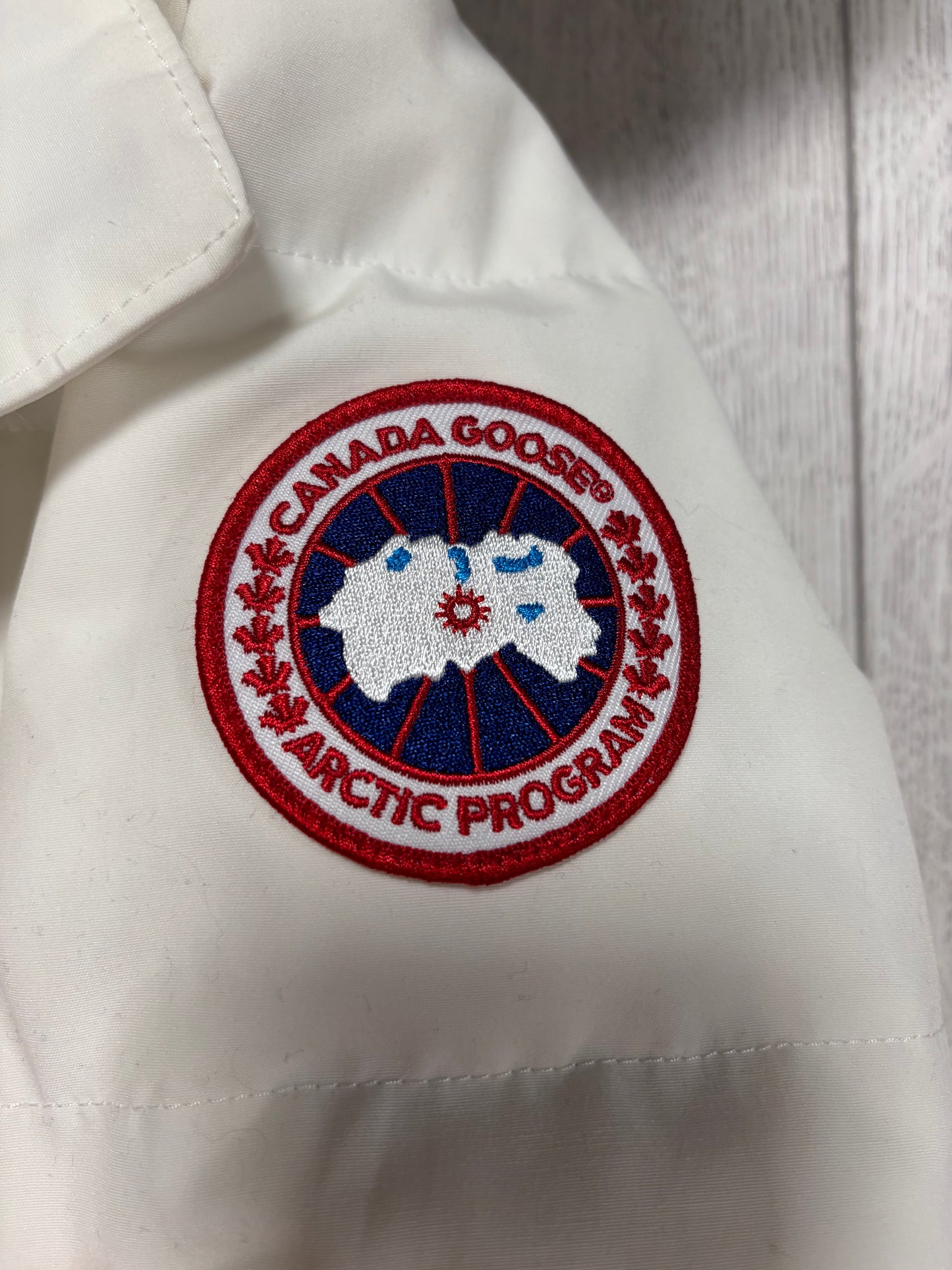 Canada Goose White Chelsea Women’s Parka