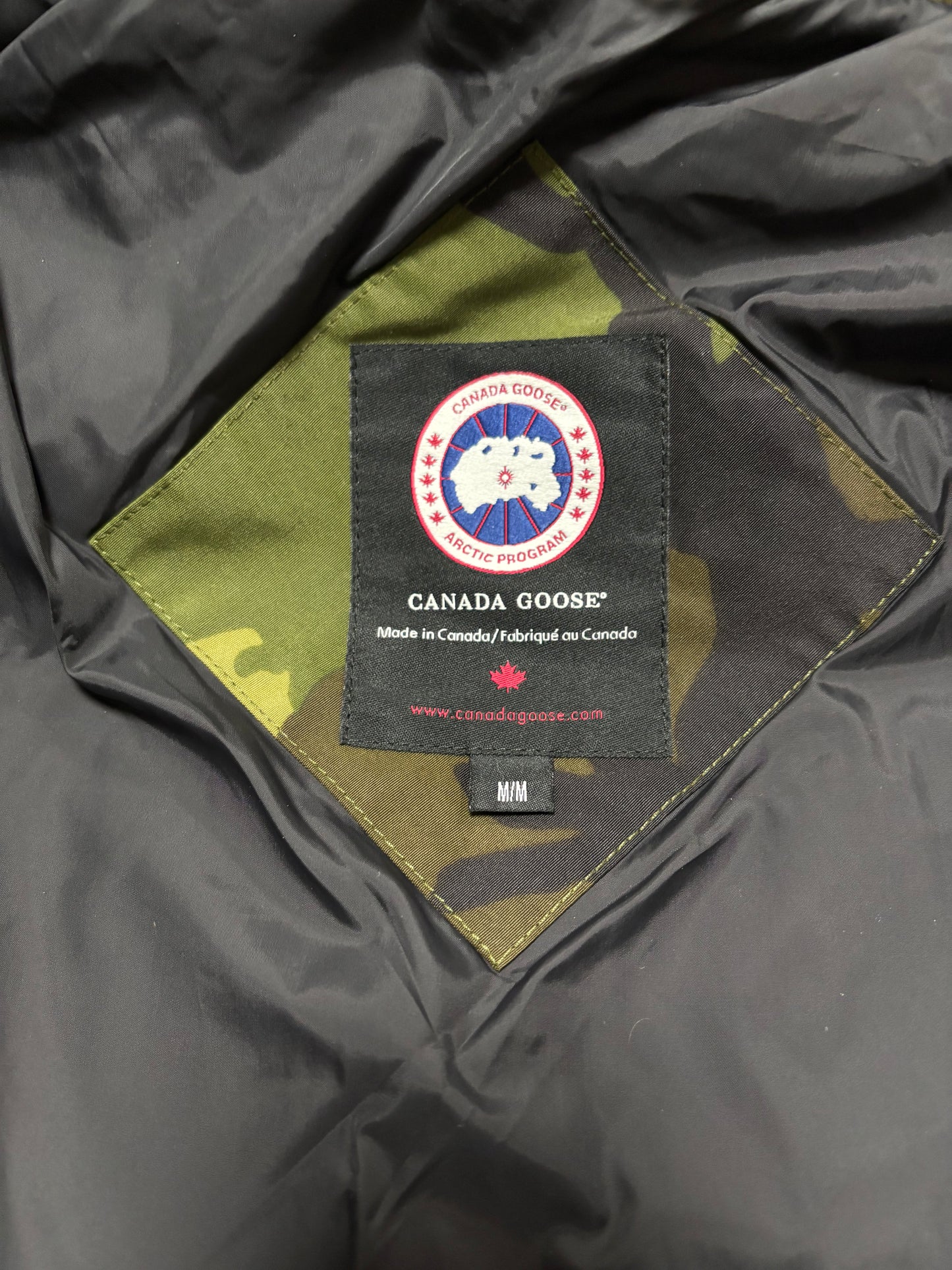 Canada Goos Green Camo Wyndham Parka