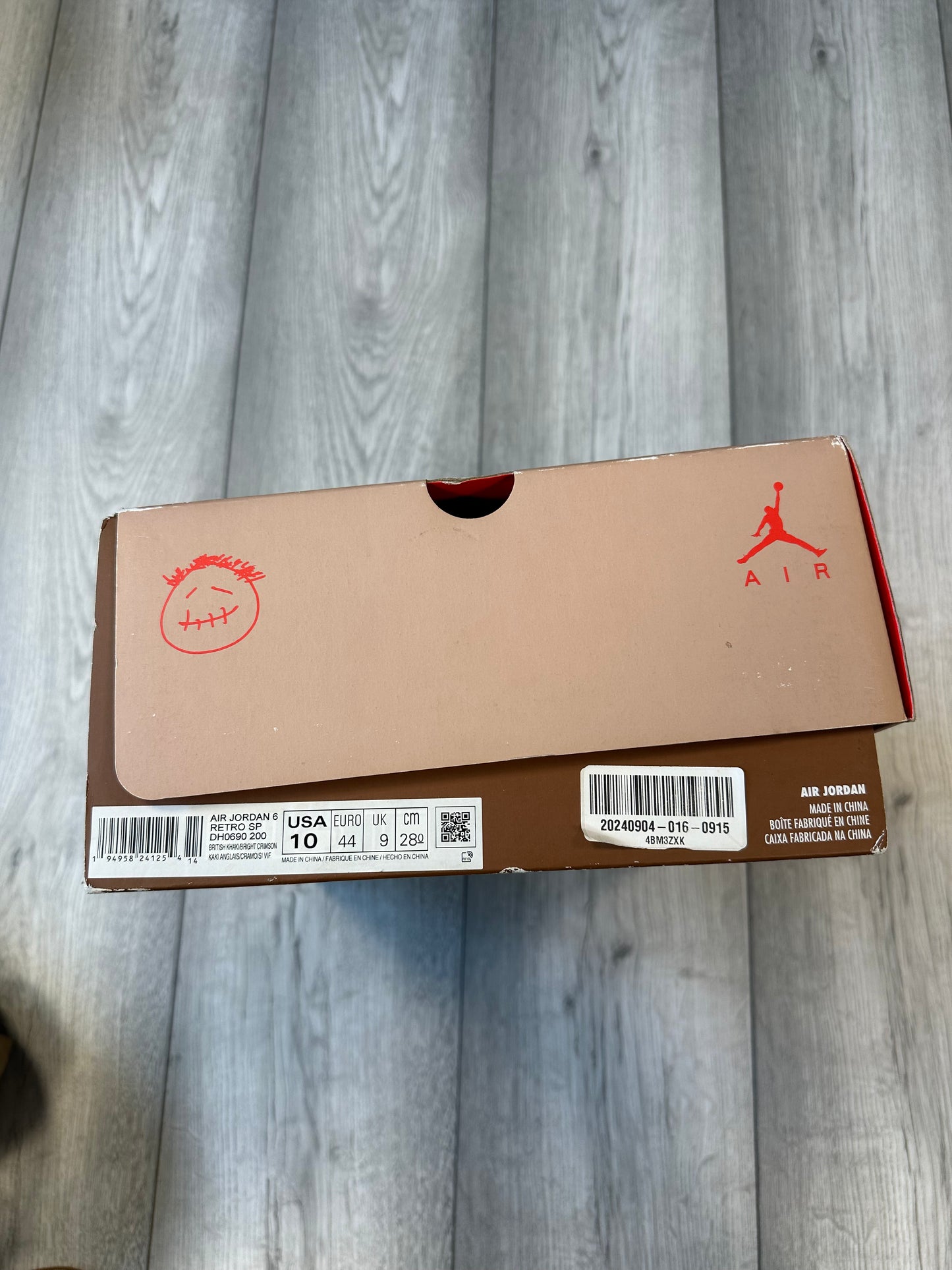 Travis Scott Jordan 6 Khaki