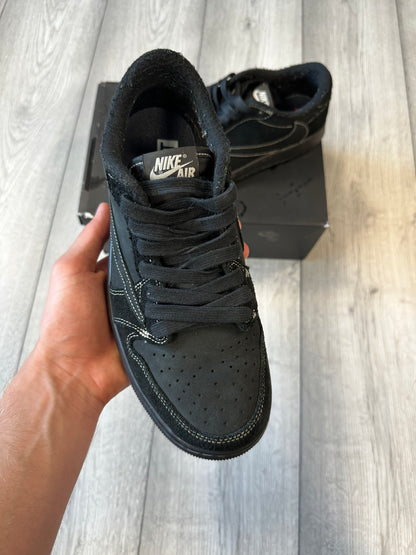 Travis Scott Jordan 1 Black Phantom Low