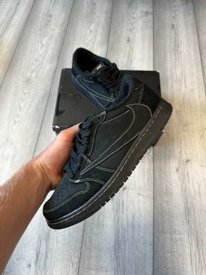 Travis Scott Jordan 1 Black Phantom Low