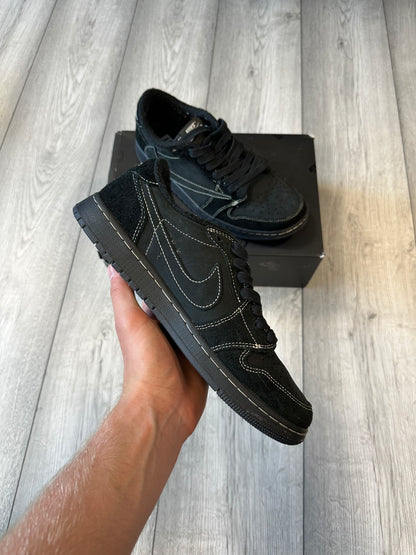 Travis Scott Jordan 1 Black Phantom Low