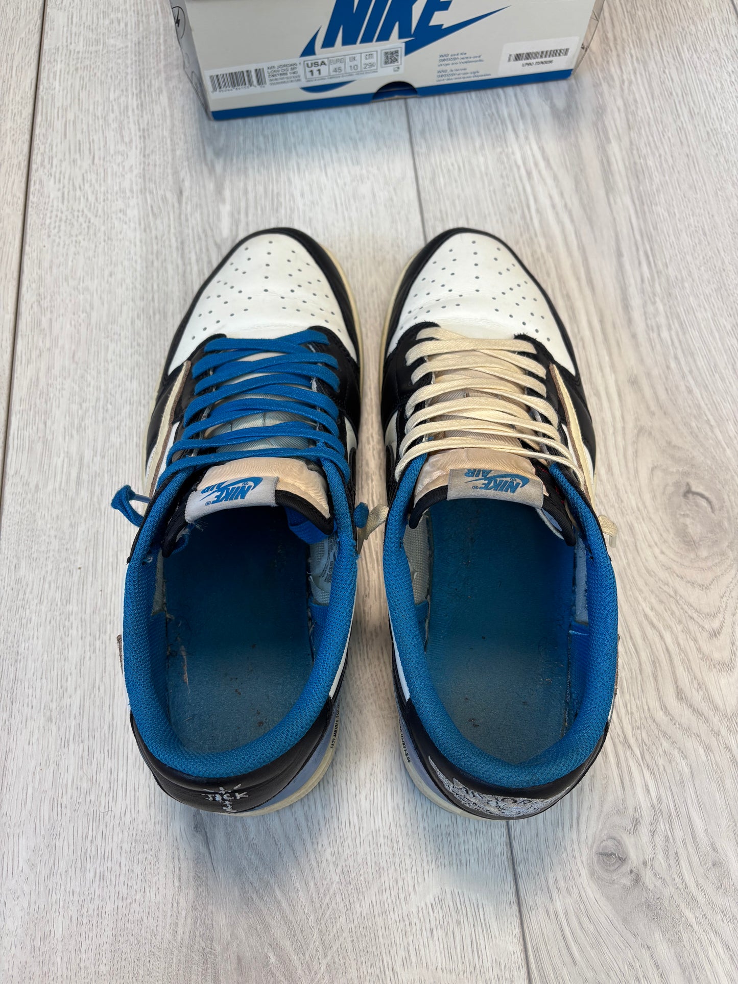 Travis Scott Jordan 1 Fragment Low